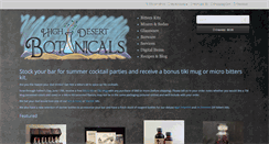 Desktop Screenshot of highdesertbotanicals.com